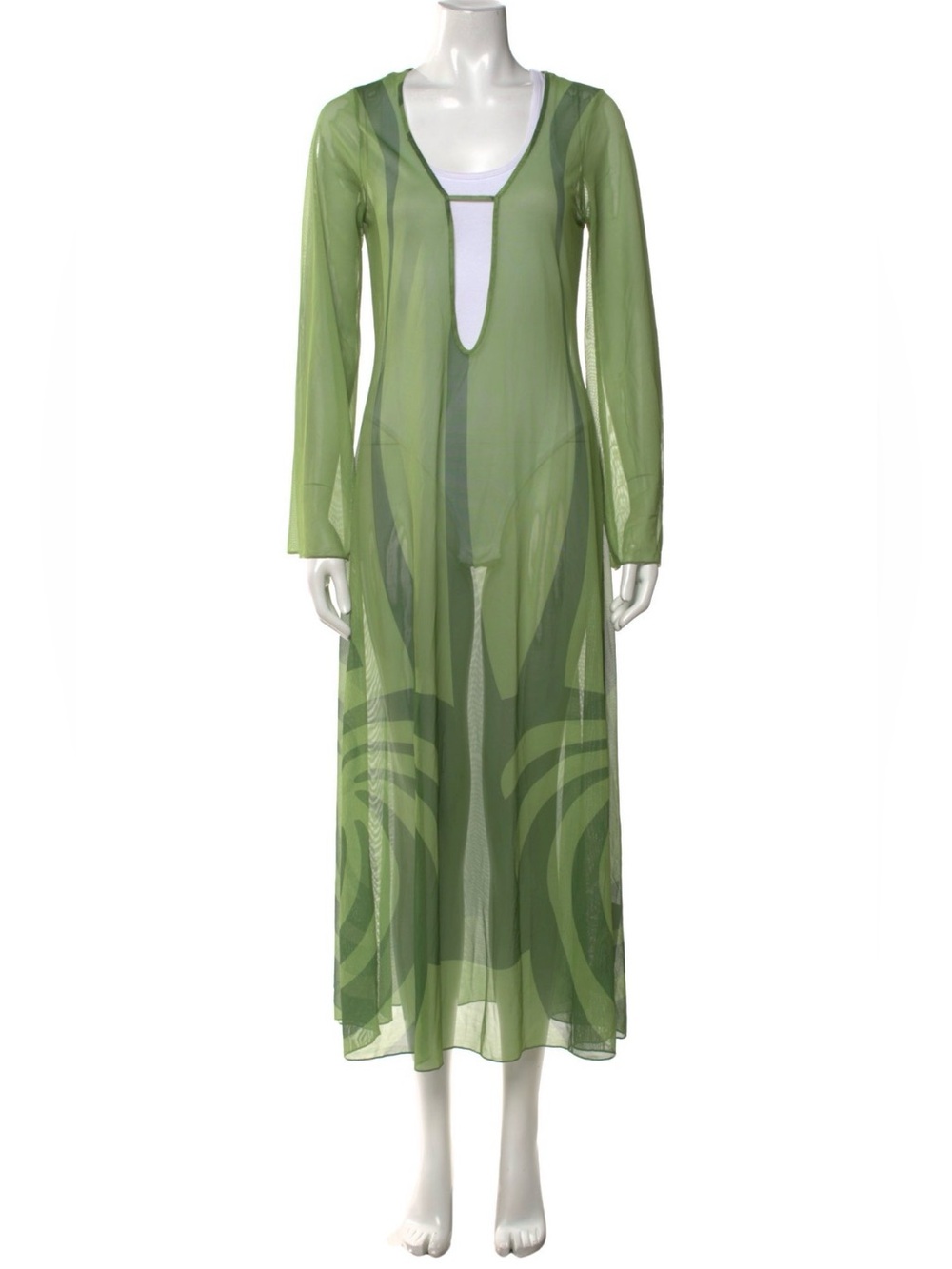 NWT Caroline Constas Ares Green
Cover-Up Maxi Dress | XS
